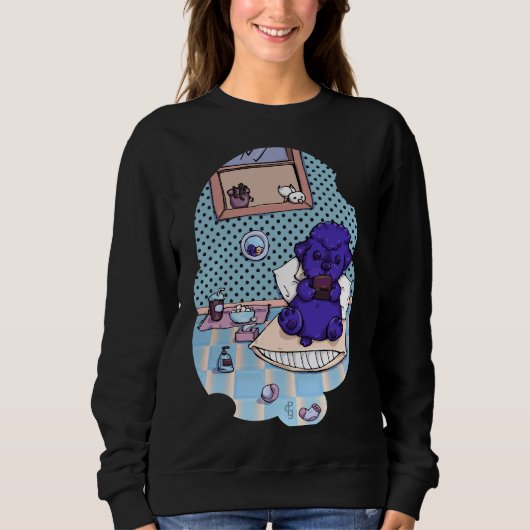 Chill Poodle Trui (Voorkant)