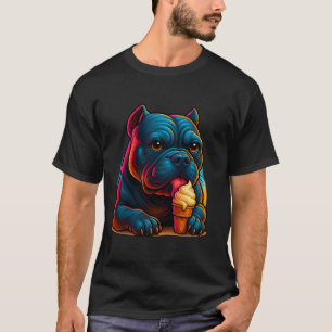 Chill Pup Glow – Bulldog Ijs Neon T-Shirt