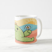 Chill Relaxing Cactus with Hat Mug - Summer Desert (Devant droit)
