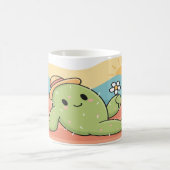 Chill Relaxing Cactus with Hat Mug - Summer Desert (Centre)