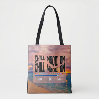 Chill Sfeer Retro Strand Kunst Draagtas