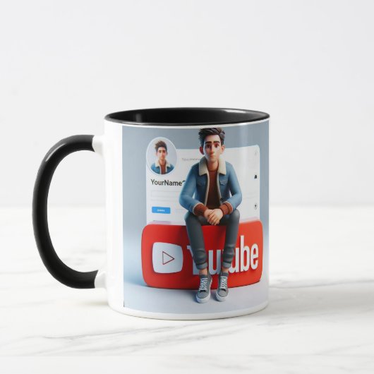 Chill & Sip: YouTube-editie Mok Social Media Logo (Links)