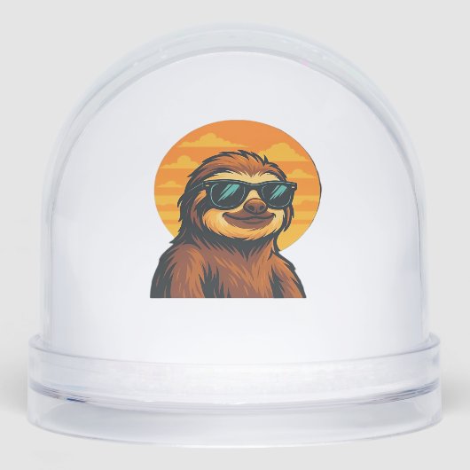 Chill Sloth with Sunglasses - Retro Sunset Vibes C (Avant)