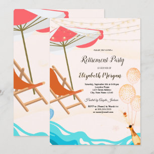 Chill stoel ballonnen, wijn pensioen partij kaart