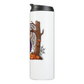 Chill Thrills Halloween Luiaard Oversized T-shirt Thermosbeker (Geroteerd rechts)