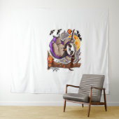 Chill Thrills Halloween Luiaard Oversized T-shirt Wandkleed (In Situ (horizontaal))