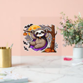 Chill Thrills Halloween Sloth T-Shirt surdimension (Mariage)