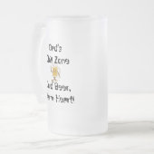 Chill Zone Frosted Beer Mok (Voorkant links)