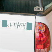 chillASH-bumpersticker Bumpersticker (Op Truck)