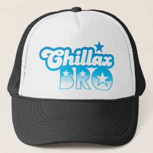 Chillax Bro! RELAX EN KINDERbroer in cool Blue Trucker Pet