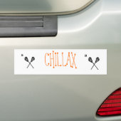 CHILLAX BUMPERSTICKER (Op auto)