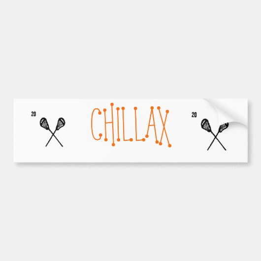CHILLAX BUMPERSTICKER (Voorkant)