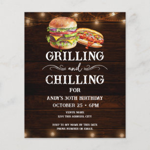 Chillen en Grillen 30e Verjaardag Uitnodigen