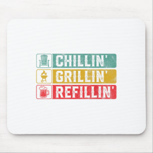Chillen Grillen Bijvullen Bbq Pit Vlees Roker Gril Muismat