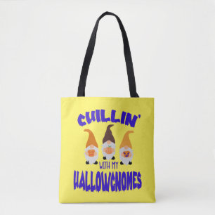 Chillen met Halloween Gnomes Trick or treat Tas
