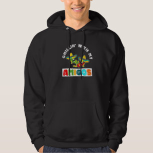 Chillen met mijn Amigos Cinco de Mayo Mexican Somb Hoodie