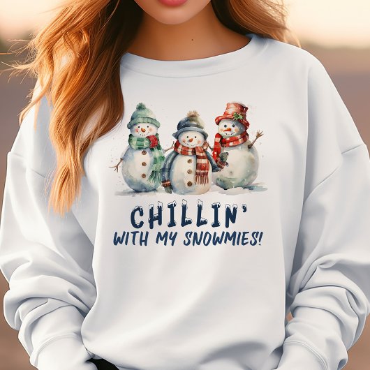 Chillen Met Mijn Sneeuwmannen T-shirt