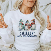 Chillen Met Mijn Sneeuwmannen T-shirt
