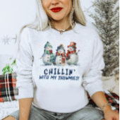 Chillen Met Mijn Sneeuwmannen T-shirt