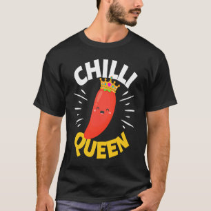 Chilli Moeder Koningin Pittige Groente Moederdag T T-shirt
