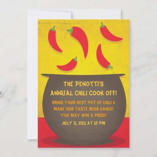Chilli Pot - Cuire sur invitation (Devant)