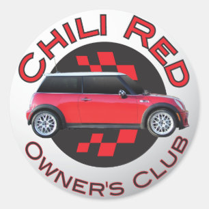 Chilli Red Owner's Club autocollant