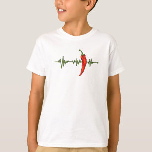 Chilli Rode Peper - Indisch eten T-shirt