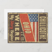 Chillicothe Ohio Briefkaart (Voorkant / Achterkant)