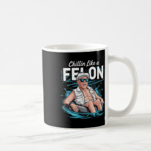 Chillin als een misdadige Trump voor President Sum Koffiemok