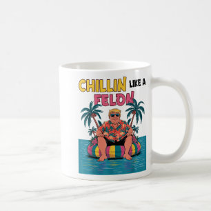 Chillin als een misdadiger Trump voor President 20 Koffiemok