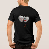 Chillin' als een schurk. Tri-Blend shirt (Achterkant)