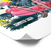 Chillin als een schurk Trump Summer 2024, Trump Me Poster (Hoek)