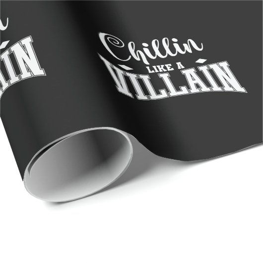 Chillin als een Villain Cadeaupapier (Rol Hoek)