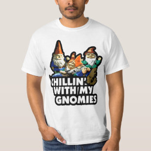 Chillin avec mon T-shirt de Gnomies