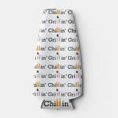 Chillin en Grillin Fles en Can Huggie Flesjeskoeler (Voorkant)