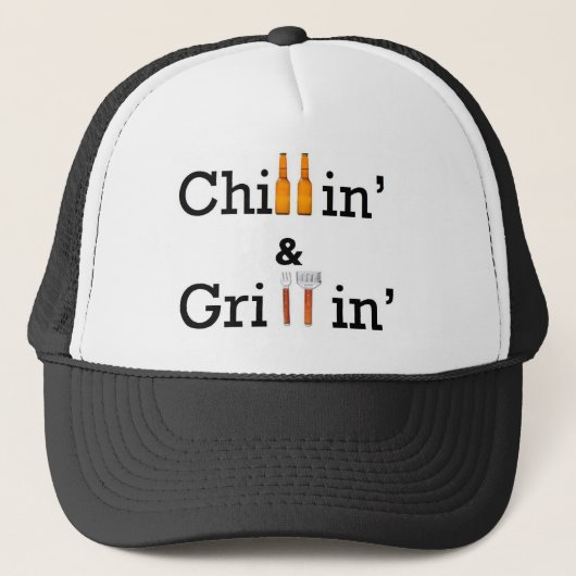 Chillin en Grillin Trucker Pet (Voorkant)