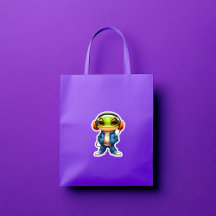 Chillin' Frog Vinyl Sticker