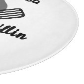 Chillin & Grillin personalized gift for dad . Snijplank (Hoek)