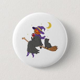 Chillin Halloween Ronde Button 5,7 Cm