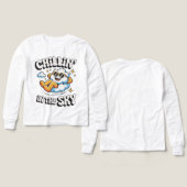 Chillin' in the Sky Retro Cloud Design pour l'été (Motif Recto et Verso)