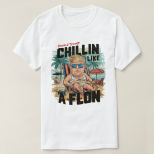 Chillin Like A Felon Grappige Trump Zomer 2024 T-shirt