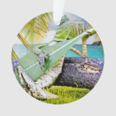 Chillin' Lizzard Ornament (voorkant)