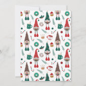 Chillin met de kerstfeest van mijn Gnomen Kaart (Achterkant)