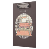 Chillin' met FRIENDS™ Cartoon Klembord (Links)