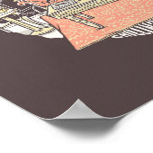 Chillin' met FRIENDS™ Cartoon Poster (Hoek)