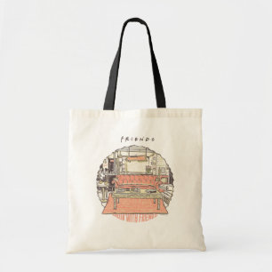 Chillin' met FRIENDS™ Cartoon Tote Bag