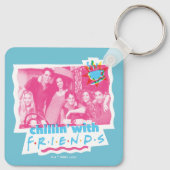 Chillin' met FRIENDS™ Sleutelhanger (Achterkant)