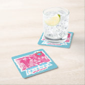 Chillin' met FRIENDS™ Vierkante Kartonnen Onderzetter (Insitu)