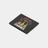 Chillin met kerst met mijn gnomen post-it® notes (Schuin)