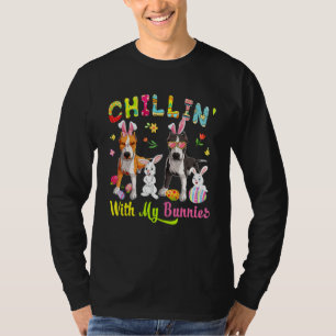 Chillin met mijn Bunnies die Bunny Pit Bull Dogs T-shirt